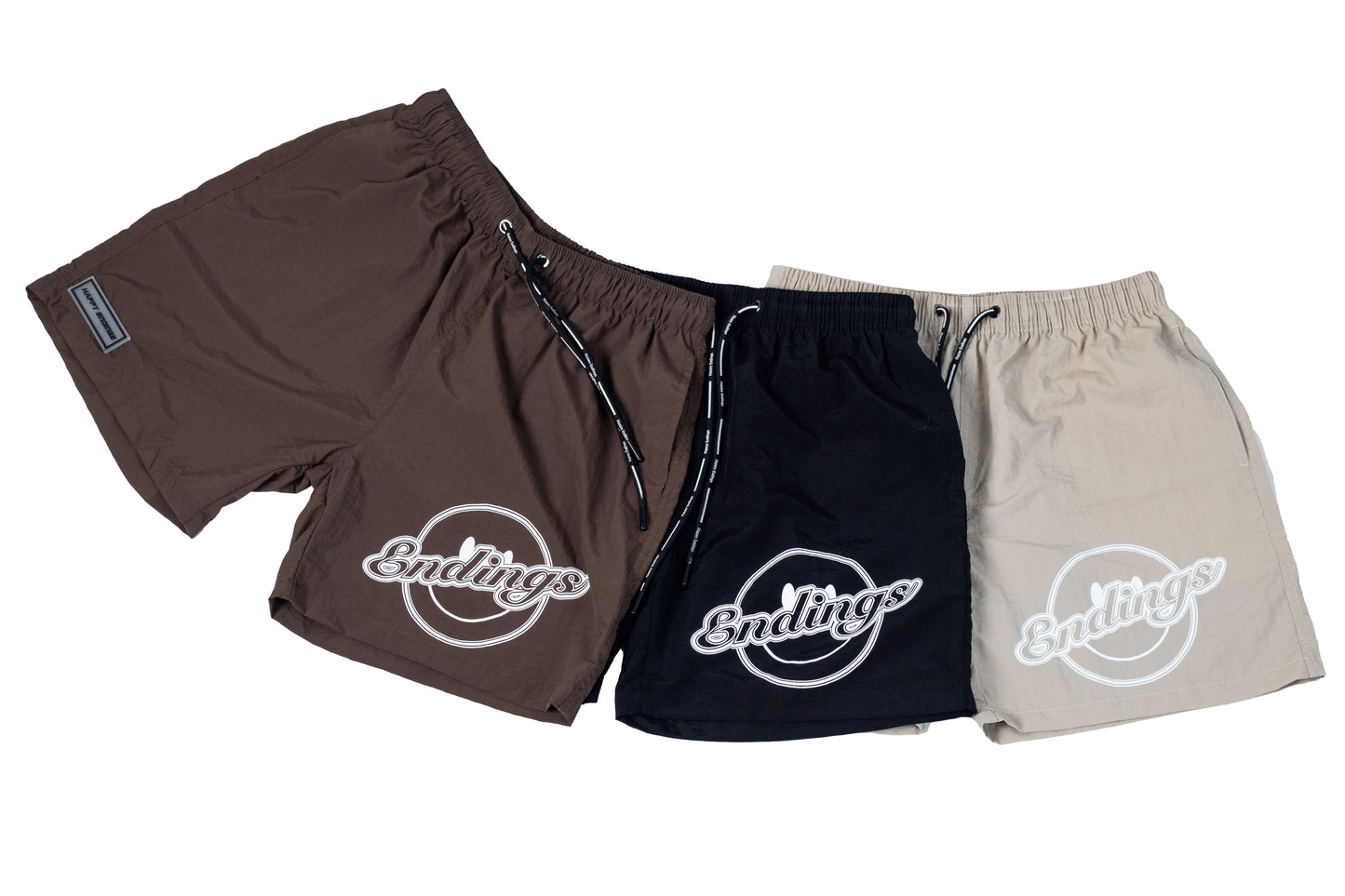 LOGO SHORTS GRY