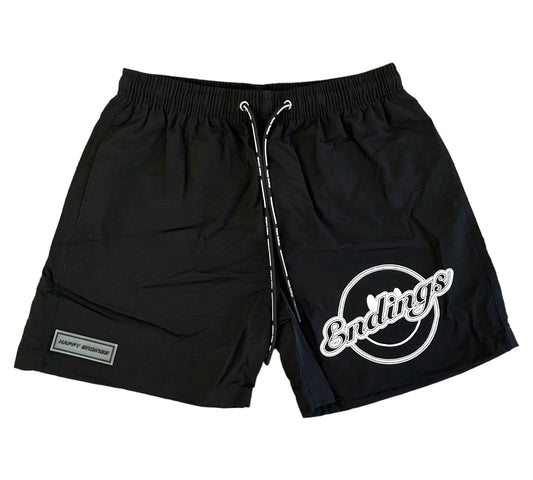 LOGO SHORTS BLK