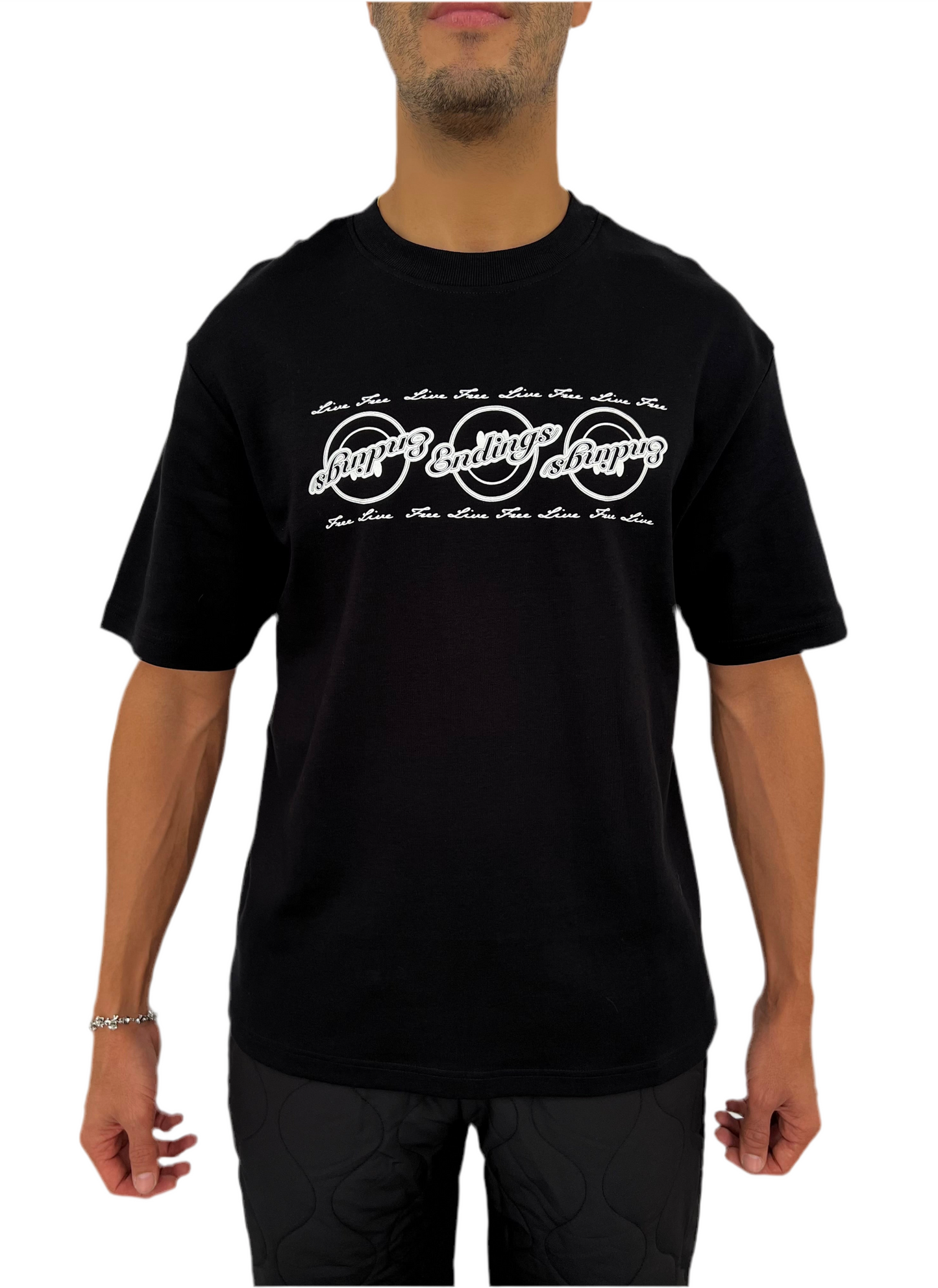 LIVE FREE TRIPLE LOGO TEE
