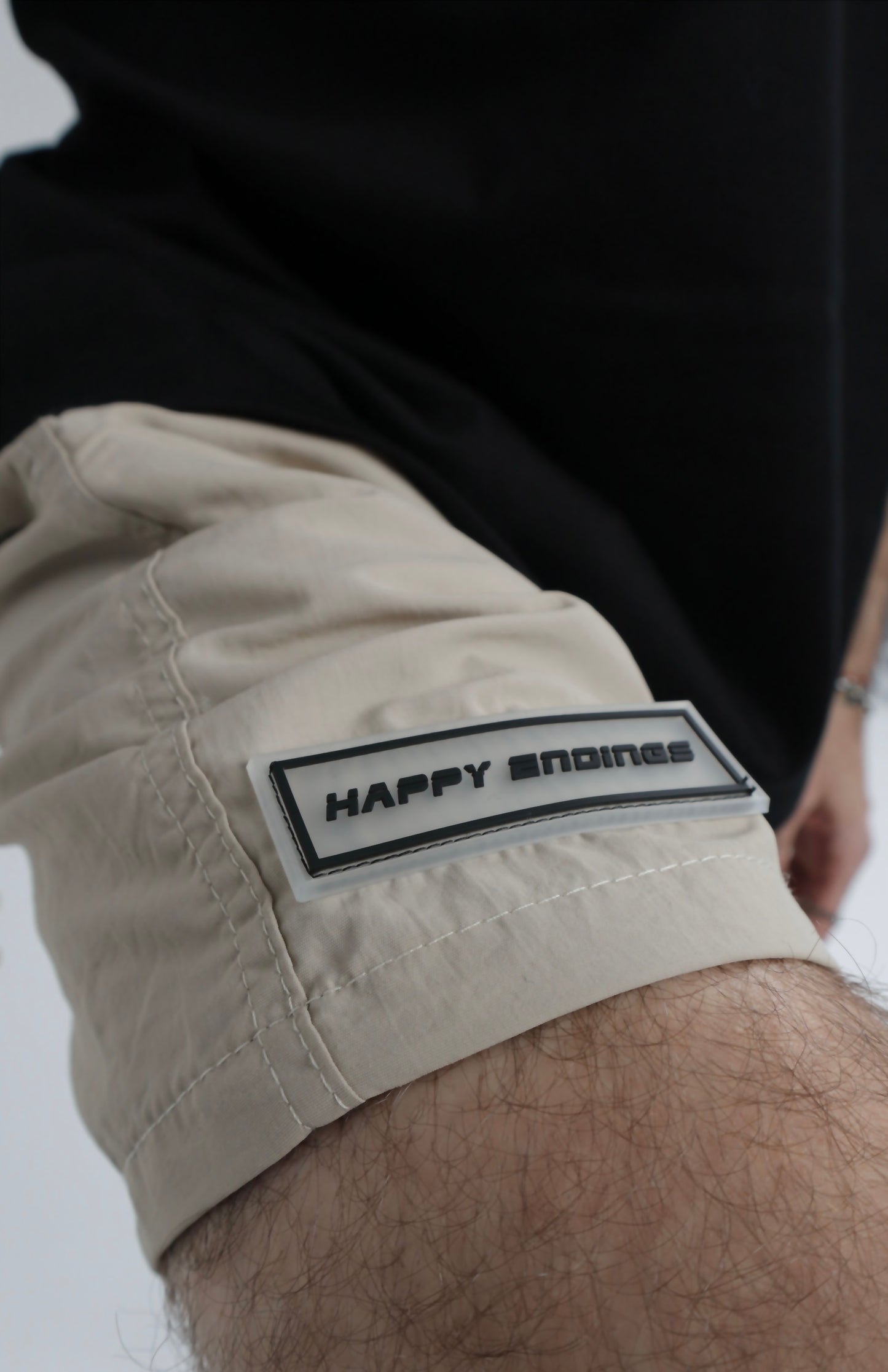 LOGO SHORTS GRY