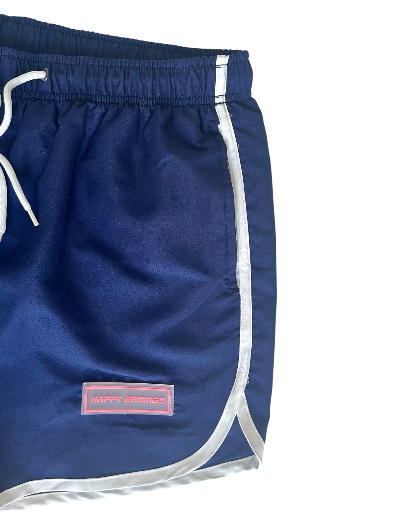 RETRO LOGO SHORTS BLU