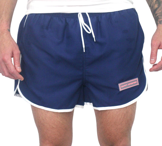RETRO LOGO SHORTS BLU