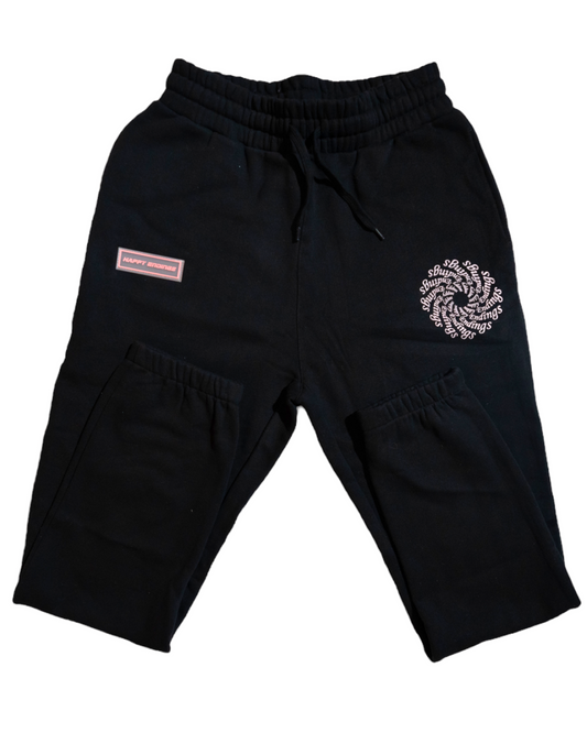 BLACK DAZED PREMIUM SWEATPANTS