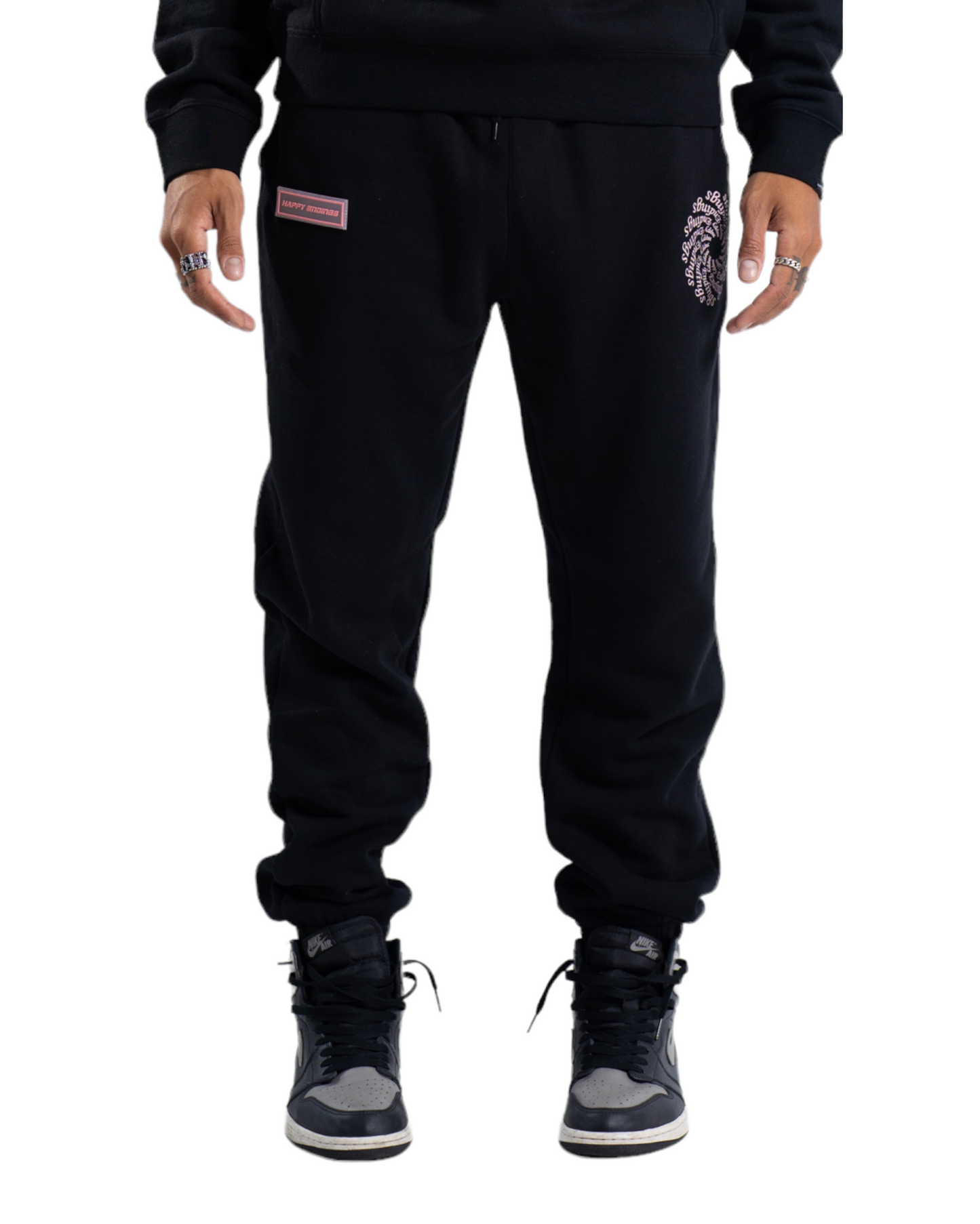 BLACK DAZED PREMIUM SWEATPANTS